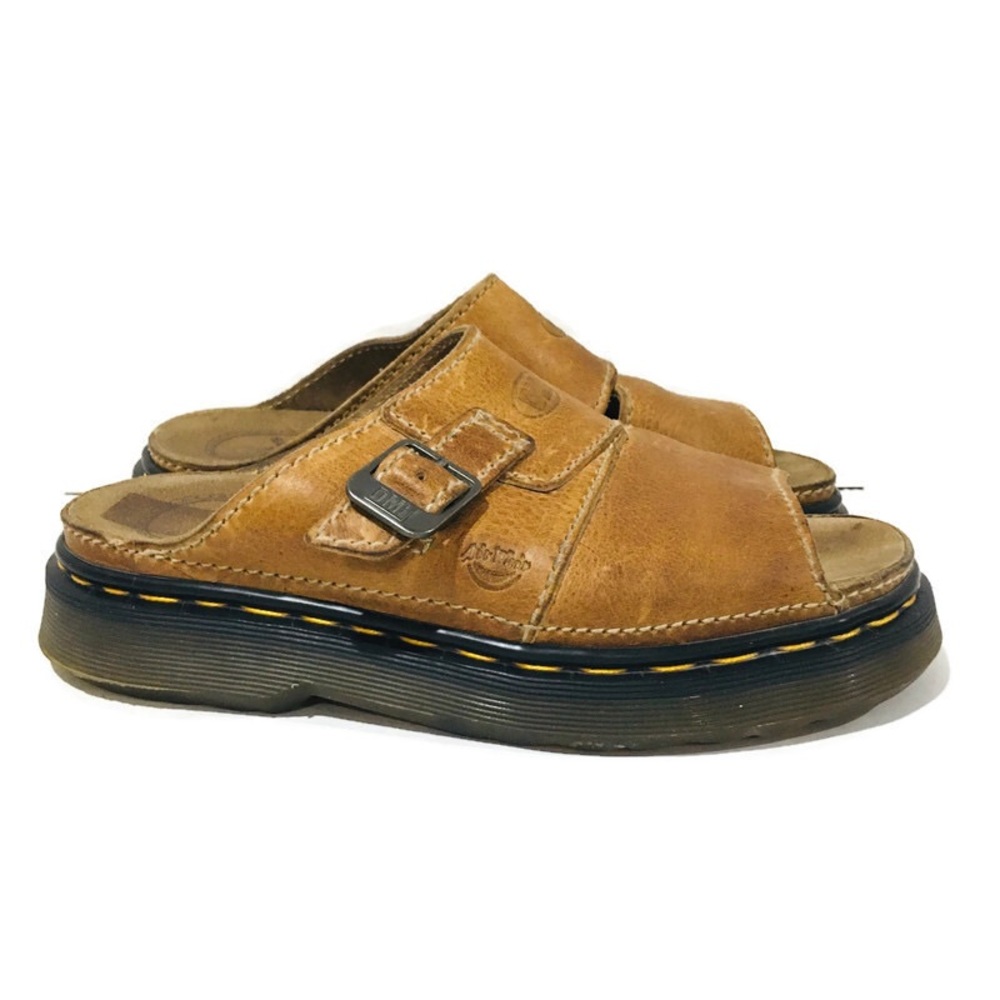 Dr. Martens Vintage Tan Leather Sandal Shoes